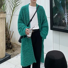 Уличная одежда в стиле хип-хоп, вязаная куртка, верхняя одежда для влюбленных, одежда для мужчин и женщин, осенне-зимний вязаный свитер, кардиган, пальто для мужчин, Trui Heren