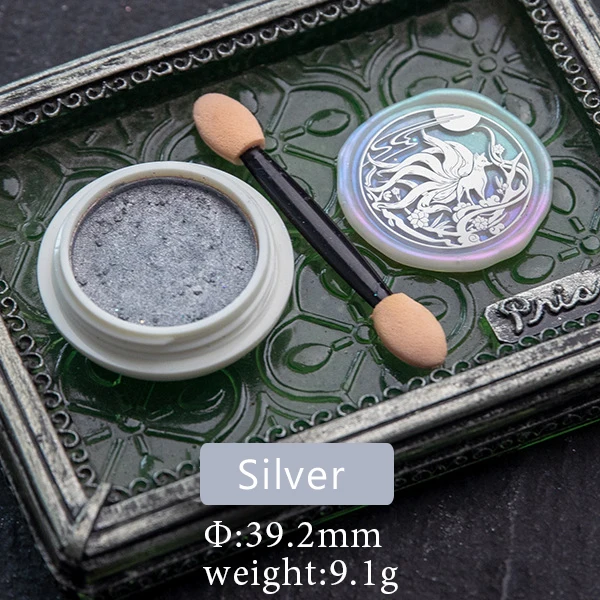 Gold Silver Wax Seal Stamp Powder Cream Glitter Pen Pearl Color Aurora Retro Scrapbooking for Envelope Wedding Invitation Diy