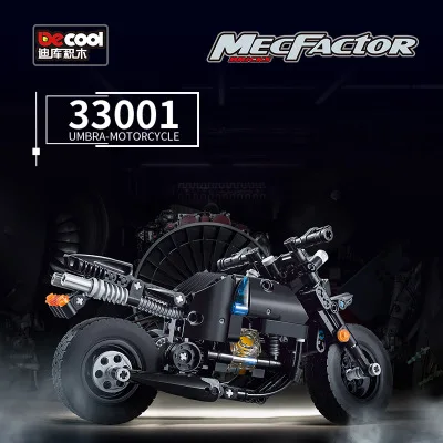 decool 33001 6 комплектов техника серия mecfactor umbra мотоциклетные строительные блоки кирпичи спортивный автомобиль детские игрушки подарок для малышей