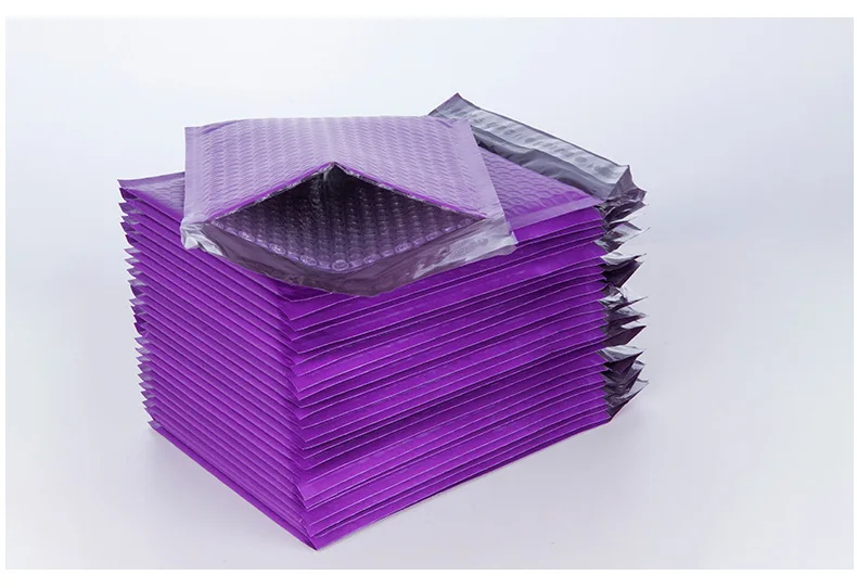 

30pcs 18.5*23with 4cm Thickened Purple Plating Paper Bubble Envelopes Bags Mailers Padded Shipping Envelope Bubble Mailing Bag
