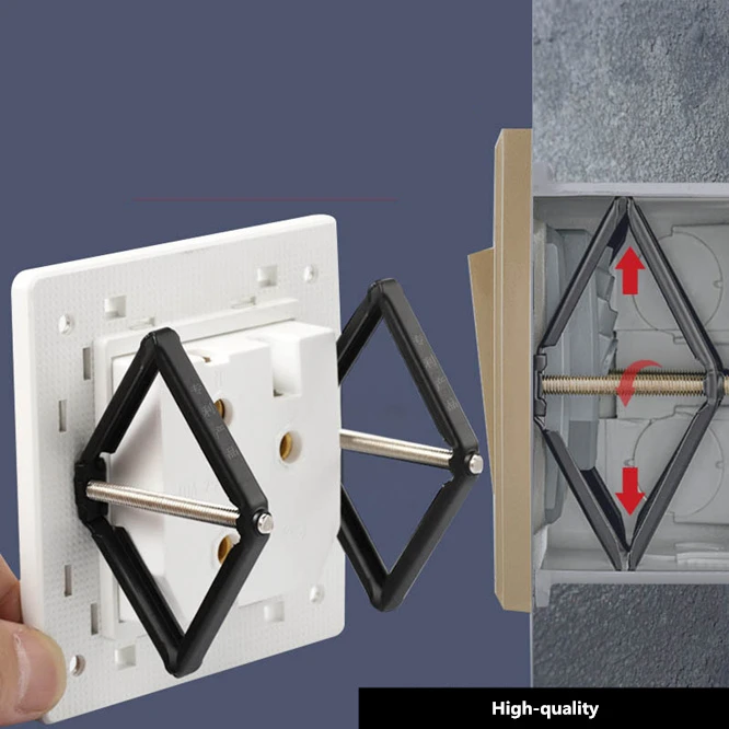 6pcs Wall Mount Switch Box Repair Tool Secret Stash 86mm Switch Cassette Repairer Support Rod