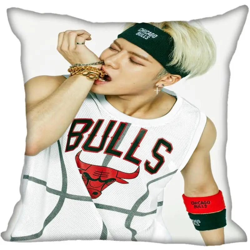 21 Пользовательские Kpop GOT7 Jackson Wang печатные квадратные шелковые наволочки 40x40 45x45 50x50 60x60 две стороны атласная Наволочка логотип на заказ - Цвет: 21
