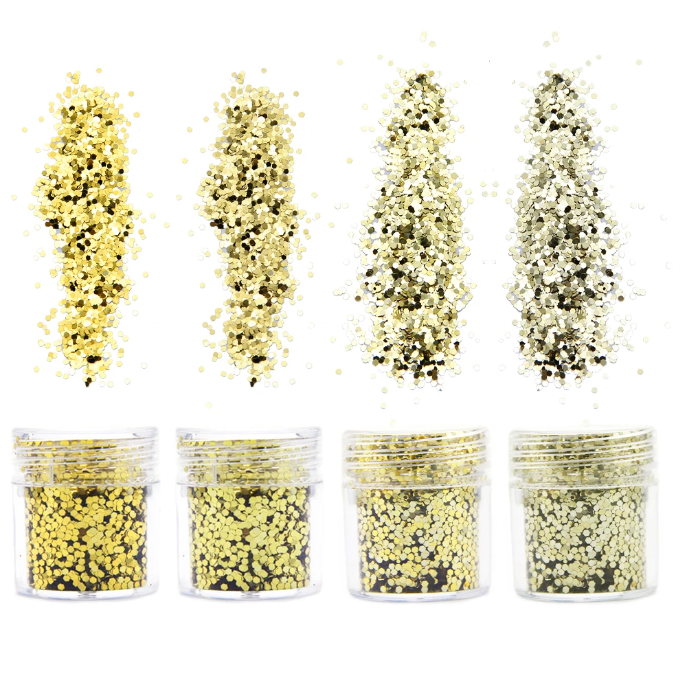 New 4Box/set Gradient Sequin Powder Bling Glitter Powder Shiny Eye Face Body Glitter Fill In Glitter DIY Nail Art Decor,1Yc9089 - Цвет: 1092712015