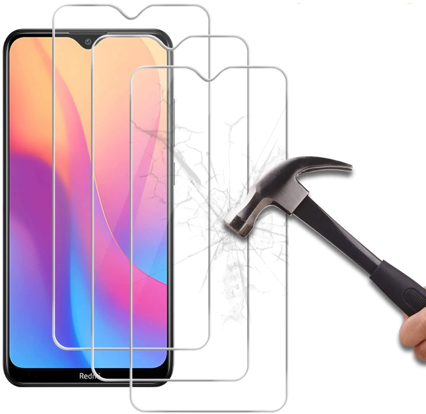 9H для экрана из закаленного стекла Xiaomi Redmi 8 8A 7 7A Защитное стекло Note 9S 8T 9 Pro Max