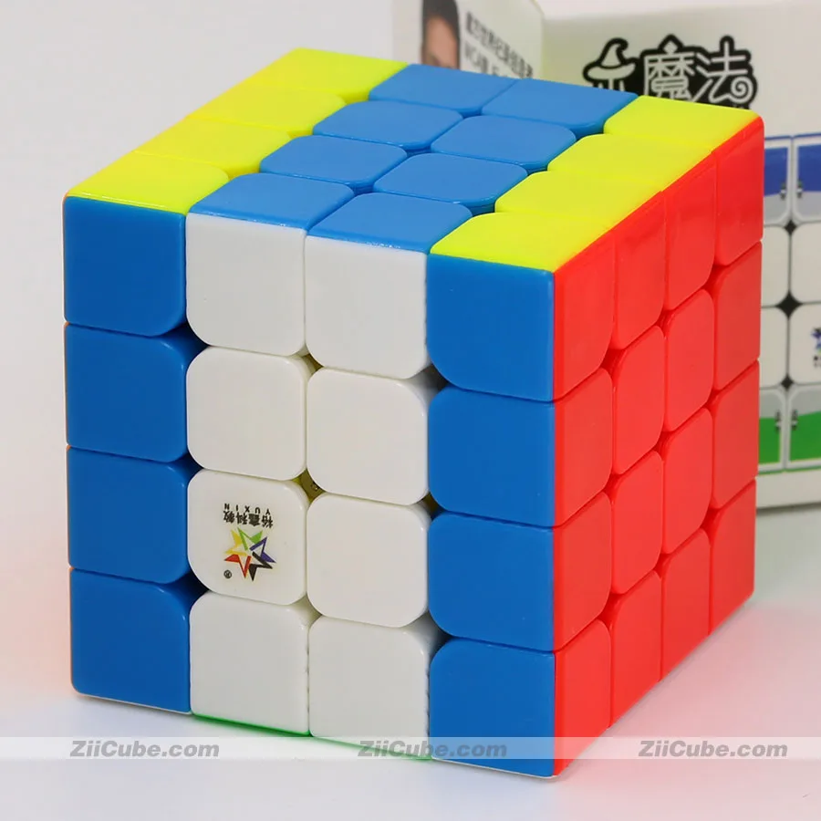 Волшебный куб головоломка YuXin Little Magic 4x4x4 4x4 Магнитный куб профессиональный скоростной куб обучающий твист мудрые игрушки подарок для игры