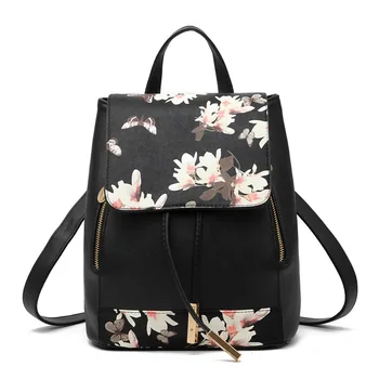 

Women's Shoulder Backpack in 2019 Large Capacity Korean Version of Women's Shoulder Bag College Wind and Summer Leisure Trend