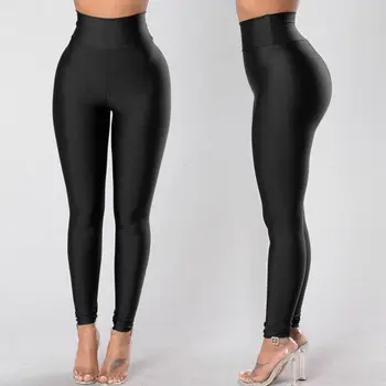 

Casual Women Leggings Black Fitness Pants Women High Waist Trousers Pants Big Size Black Capris Sportswear Fitness Leggings
