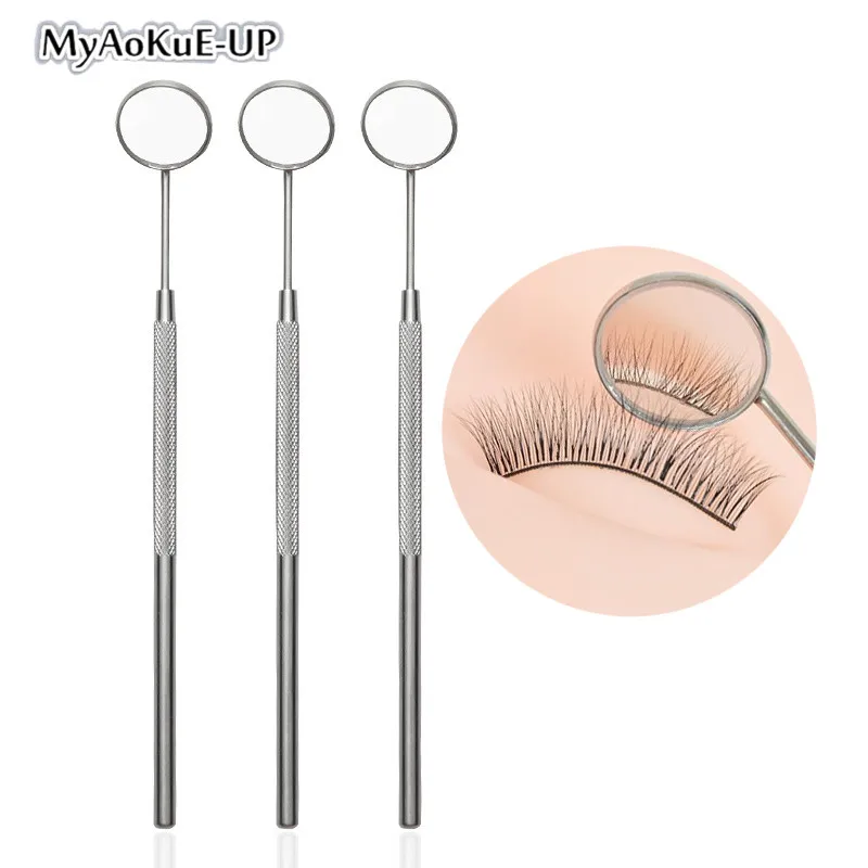 

Multifunction Eyelash Extension Checking Mirror Beauty Makeup Tools Dental Mouth Looking Glass Teeth Whitening Clean Oral Tool
