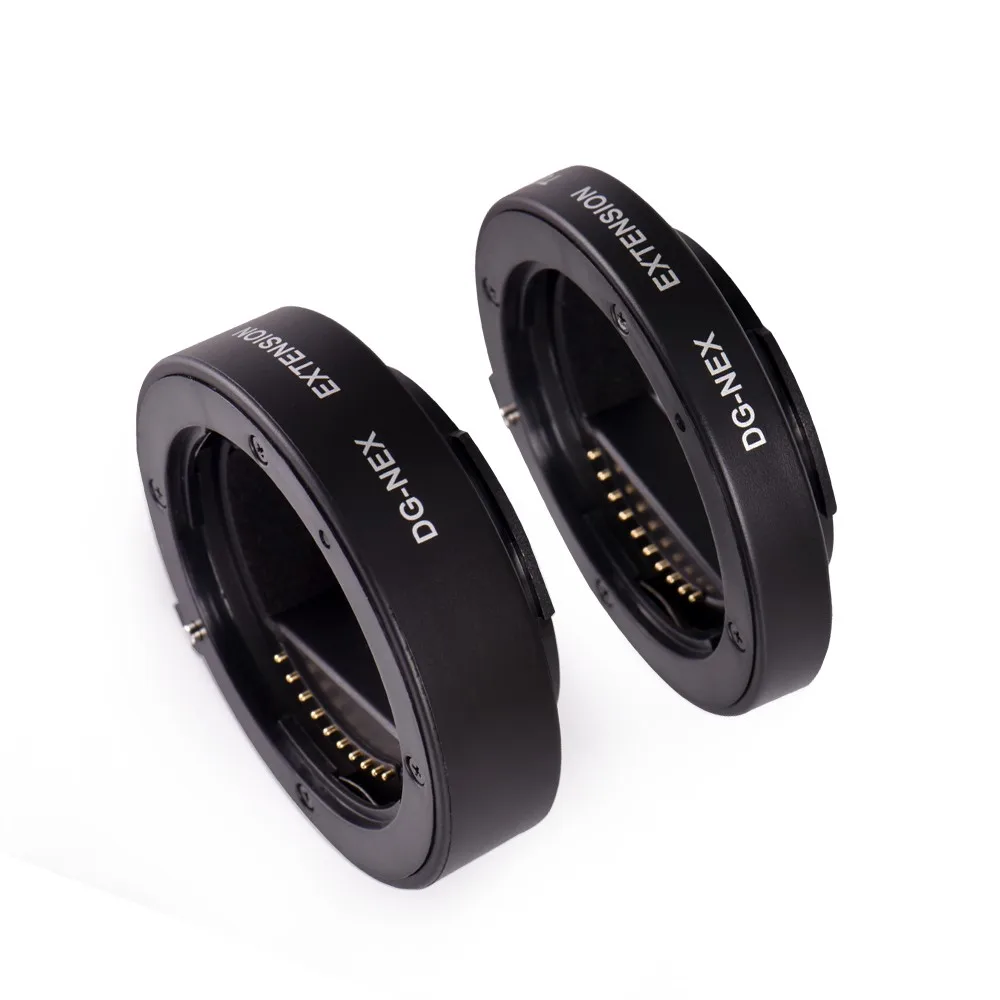 Neewer Metal Auto Focus AF Macro Extension Tube Set 10mm 16mm for Sony NEX E -Mount Camera Such as a9 a7 a7II a7III a7RIII a7RII a7SII a6000 a6300 a6500