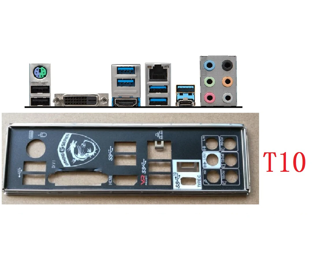 MSI B350 KRAIT GAMING, X370 KRAIT GAMING, X370 GAMING PLUS, X370 SLI PLUS I/O 쉴드 플레이트 백 플레이트 블렌드 브래킷