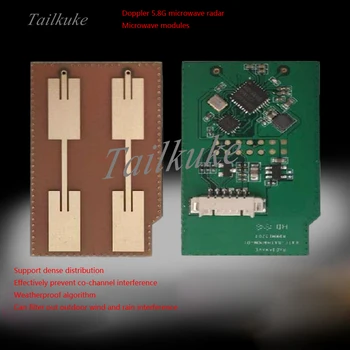 

Microwave Radar Body Sensor Adjustable Delay Distance Output Human Body Sensor Can Filter Out Wind and Rain Interference
