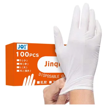 

100pcs Disposable Rubber Gloves Household Cleaning Experiment Catering Gloves Universal Left And Right Hand