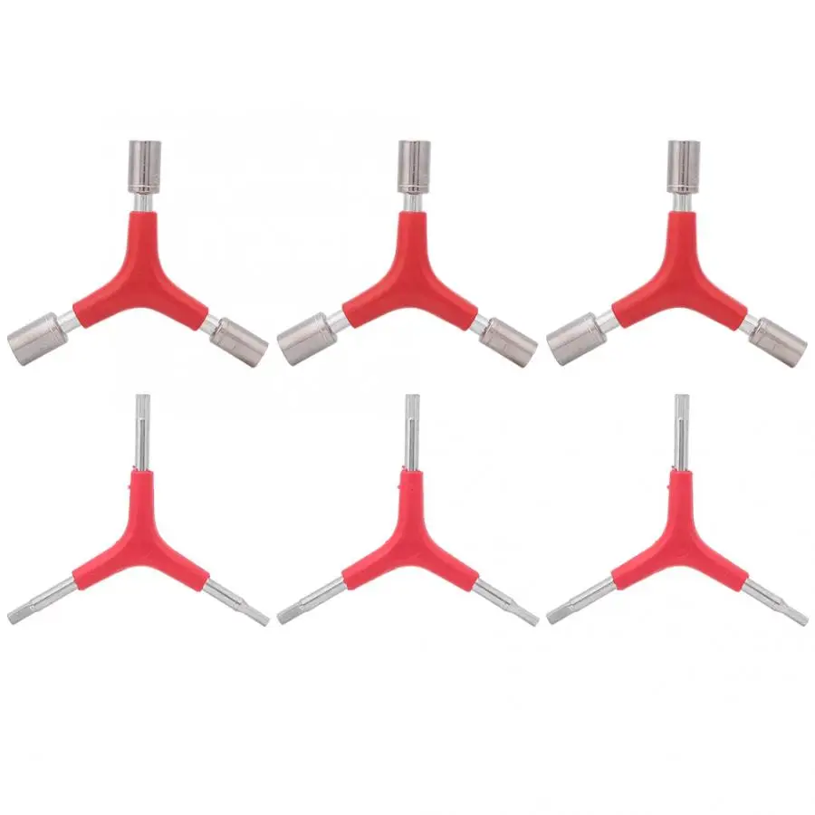 3 шт. y-образный велосипедный ключ портативный карбоновый стальной велосипед шестигранный ключ гаечный ключ Горный Дорожный велосипедный ключ инструменты для ремонта велосипеда