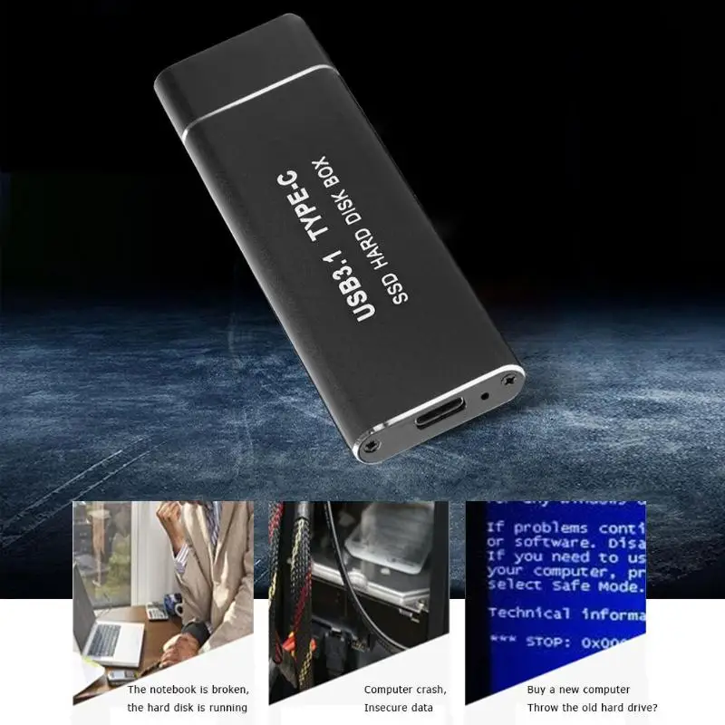 USB3.0 3,1 type C to M.2 адаптер NGFF жесткий диск коробка внешний корпус Чехол твердотельный мобильный жесткий диск поддержка UASP