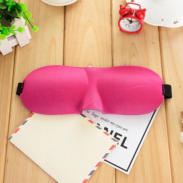 3D Sleep Mask Natural Sleeping Eye Mask Eyeshade Cover Shade Eye Patch Women Men Soft Portable Travel Eyepatch #245325