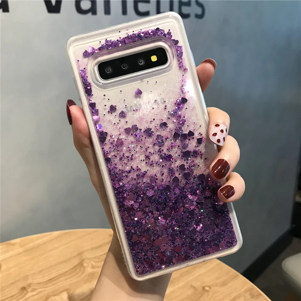 Чехол для samsung Galaxy S10 Plus S9 S8 S7 Edge A10 A20E A30 мягкий чехол телефона с милым сердечком из