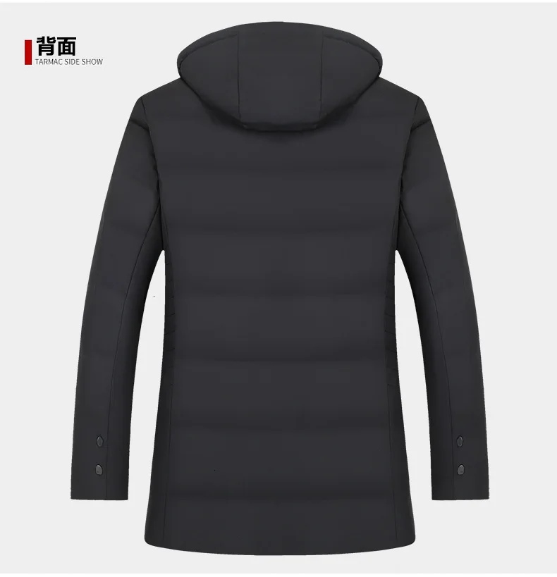 10XL 8XL 6XL новая Толстая зимняя мужская белая dow куртка брендовая одежда с капюшоном черная длинная теплая белая утка dow пальто мужские пальто