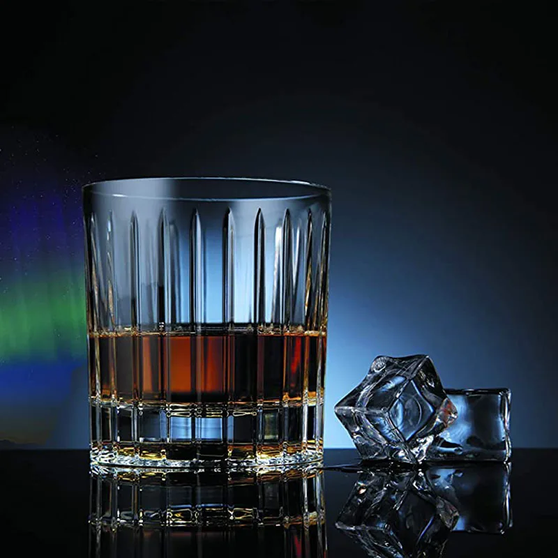 Spinning Whiskey Glass SMOOTH-SPIN Stainless Steel Ice Ball