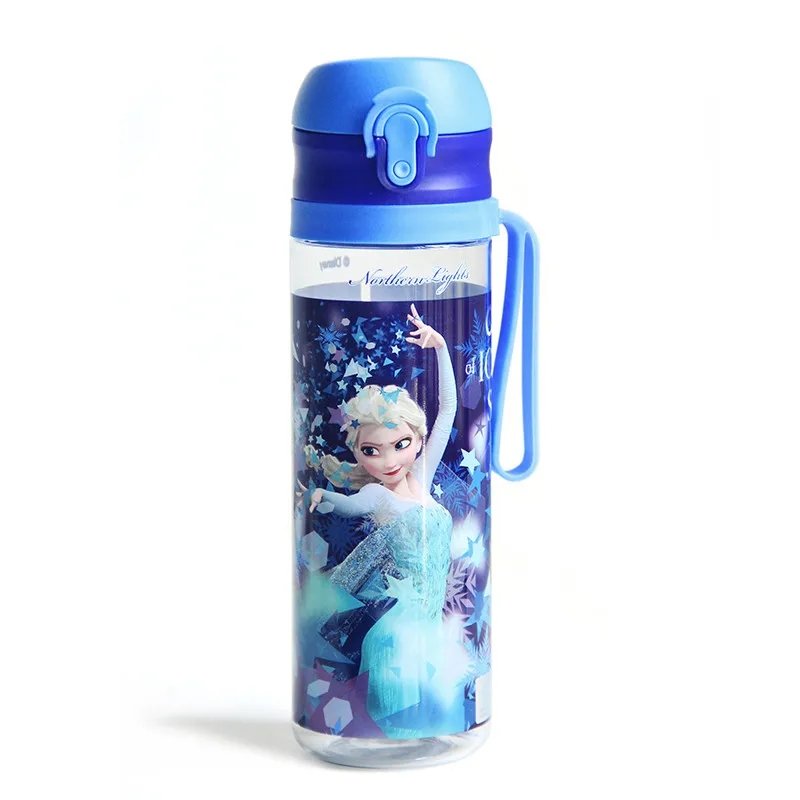 560 мл Дисней Микки Замороженный Эльза стаканчик для воды Мумия кормления детский чайник питьевая бутылка для воды школьные детские бутылочки - Цвет: 11