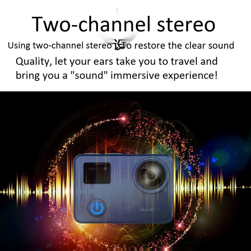 Sports Camera Outdoor 40M Waterproof Camera