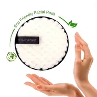 Microfiber Makeup Remover Cloth Reusable Washable Cotton Pads Make-up Wipes Face Cleansing Towel Soft Discs Double Layer Puff 2