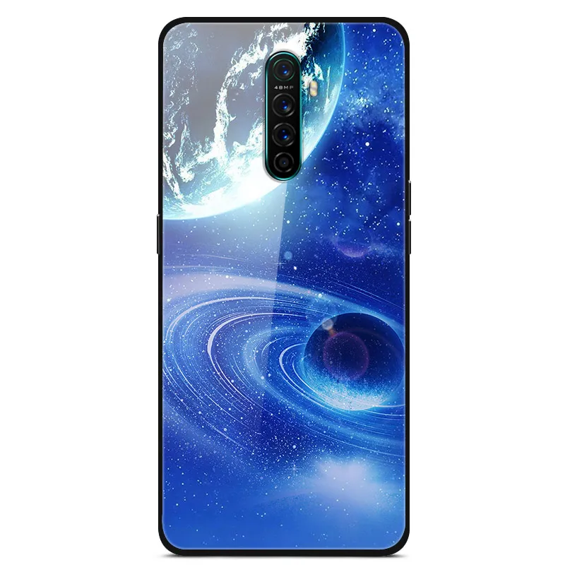 45 Для OPPO Realme X2 Pro Чехол 6,5 ''стекло твердая задняя крышка для OPPO Realme X2Pro чехол RealmeX2 X 2 чехлы для телефонов силикон бампер Funda - Color: 45