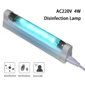 

4W 8W Germicidal Sterilizer UV LED Lamp 110v 220v Ultraviolet Quartz Light Ozone Sterilization Disinfection Deodor Bar Tube Lamp