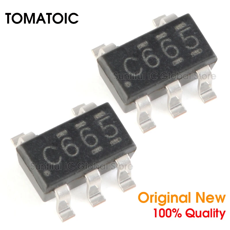 10 шт. SN74LVC1G66DBVR SOT23 SN74LVC1G66 SOT-23-5 одиночный двусторонний аналоговый переключатель |
