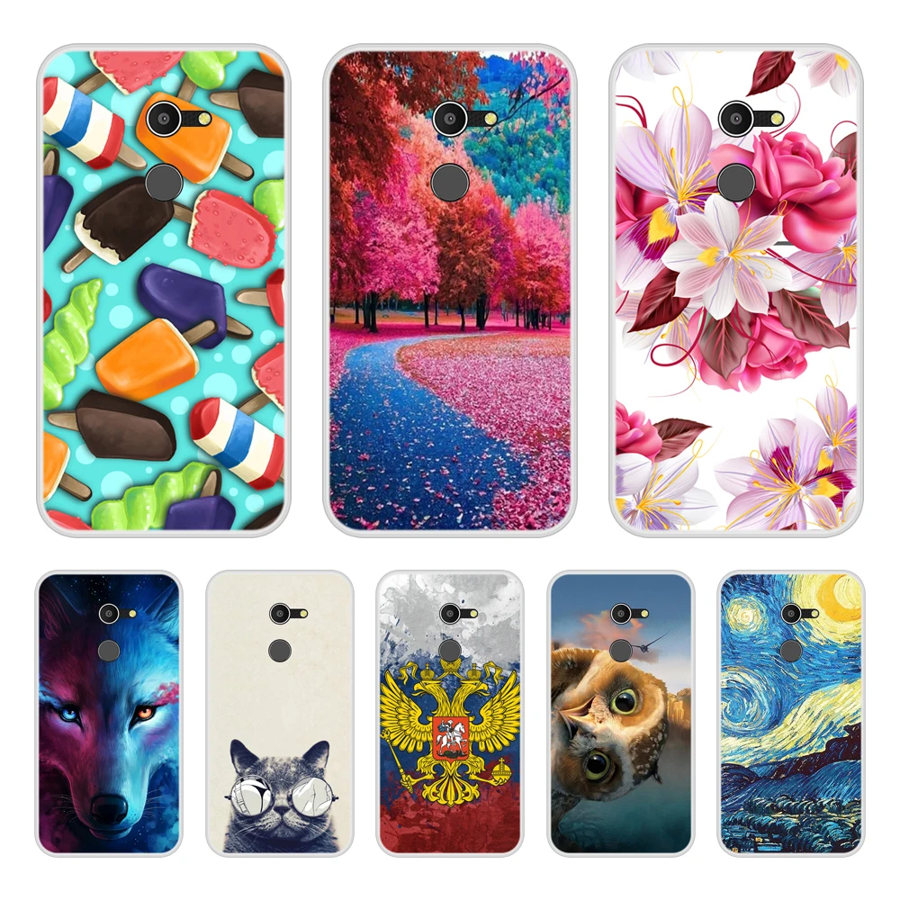 Phone Case for Alcatel A3 Soft Silicone TPU Cool Patterned Painting Cover In Stock |