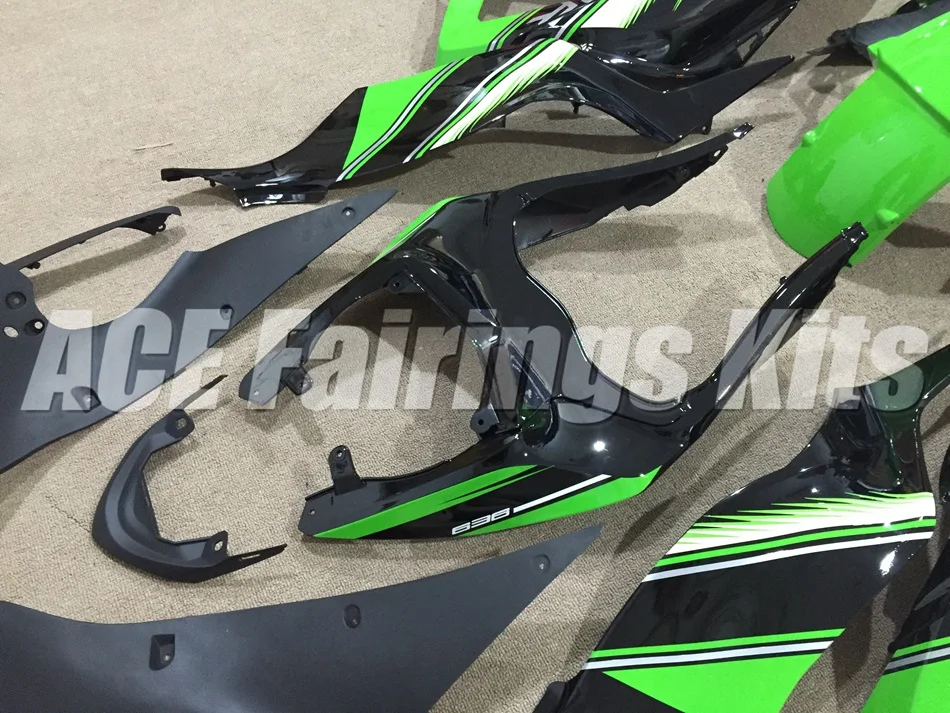 ABS полный обтекатель комплект подходит для Kawasaki ZX6R 2013 Мотоцикл Обтекатели ZX-6R ниндзя 636 599 кузов под заказ