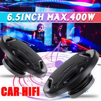 

2pcs Car Speaker 6.5 inch 400W Car Subwoofer HIFI Coaxial Speaker Car Rear /Front Door Audio Music Stereo Coxial Speakers 3 Way