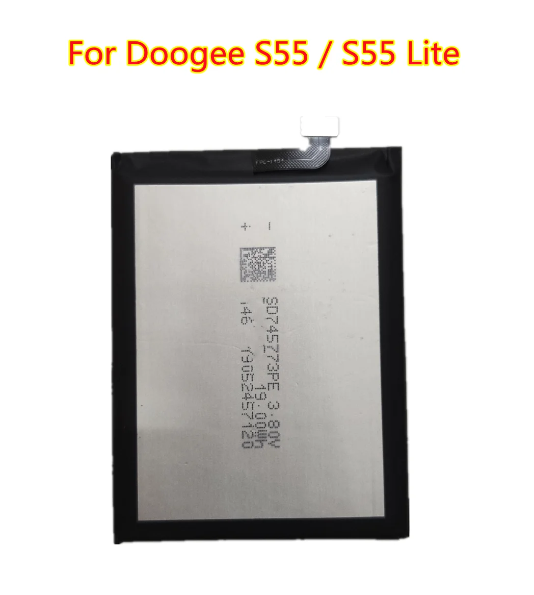 Аккумулятор AZK 5500 мАч Для Doogee S55 сменный высококачественный резервный