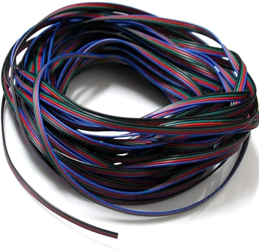 Провод удлинитель для светодиодных лент RGB 5050 3528 провод электрический 22AWG 4pin