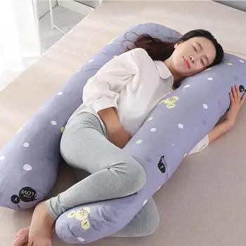

Multi-functional Pregnant Women Side Sleeping Cushion U-Shaped Waist Cotton Nursing Pillow With Pillowcase For Pregnancy Women
