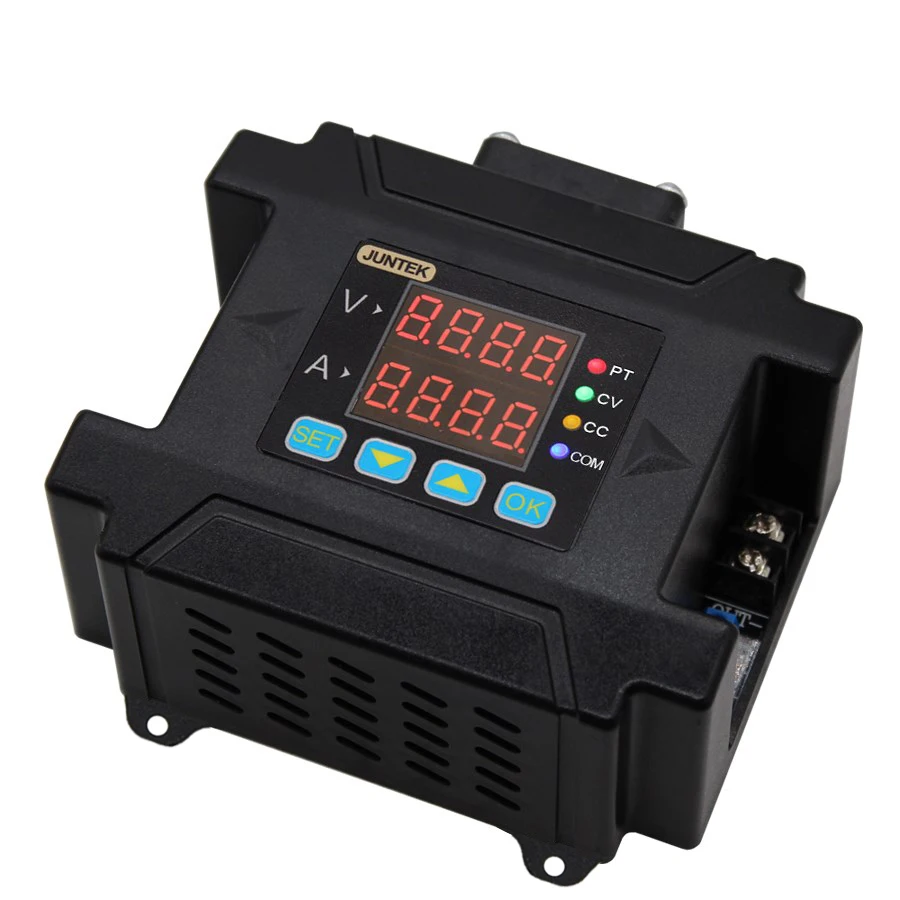 JUNTEK dmm8608 60V8A постоянное напряжение тока DC-DC понижающий источник питания линии связи понижающий преобразователь напряжения ЖК-вольтметр