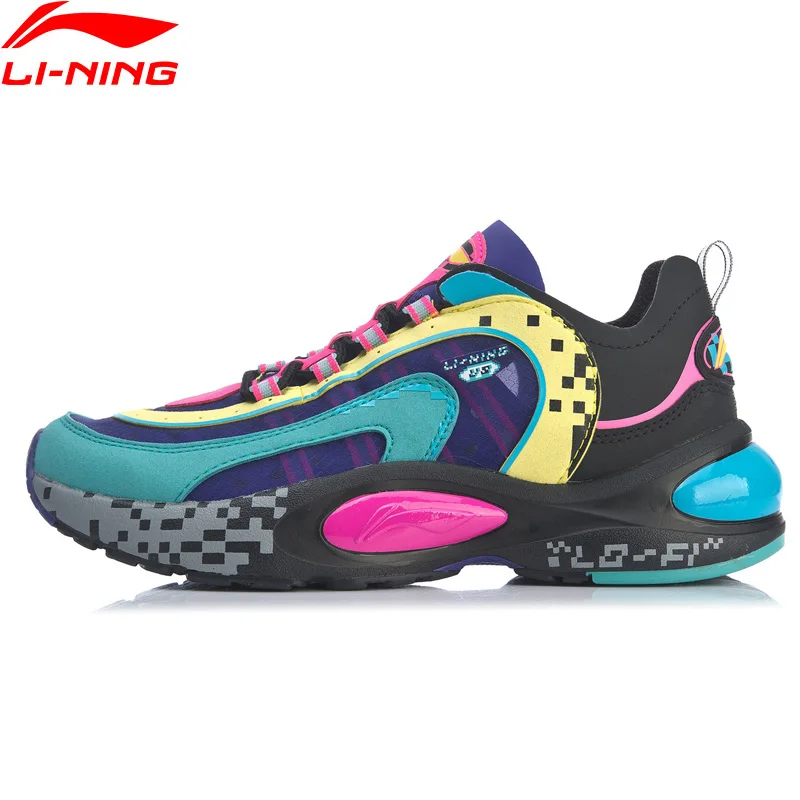  Женские кроссовки для бега Li Ning V8, спортивная обувь с подкладкой, в стиле ретро, ARHP128 