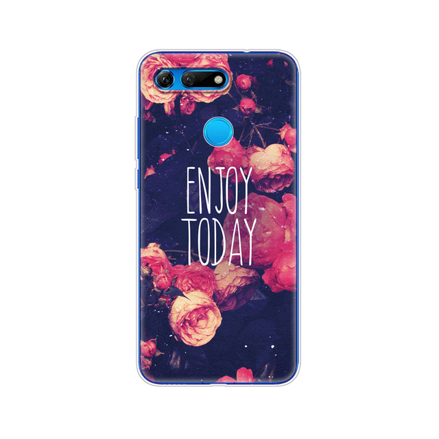 for Huawei Honor View 20 V20 Case TPU Funda Soft Silicone Cover For Honor V20 Capa Cute Animal pattern Silicone Phone