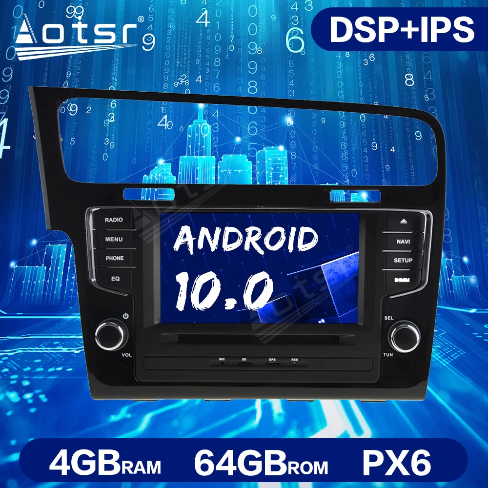 Android 10,0 4 Гб + 64 Гб автомобильный DVD плеер GPS навигация для Volkswagen Golf 7 2013-2017 автомобильный Радио плеер Авто Стерео Мультимедиа блок Android 10,0 4 Гб + 64 Гб автомобильный DVD плеер GPS навигация для Volkswagen Golf 7 2013-2017 автомобильный Радио плеер Авто Стерео Мультимедиа блок