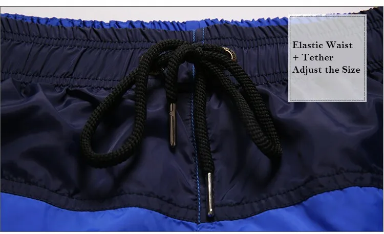 Swimwear Men Nylon Lightweight Shorts Patchwork Camouflage Men's Swim Shorts Plus Size Swimwear