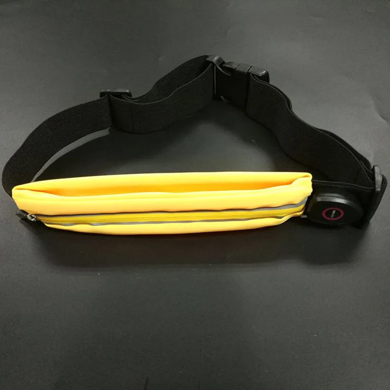 

Hot Selling Korean-style Lycra Fabric LED Shining Sports Outdoor Bag Waist Pack Belly Wallet