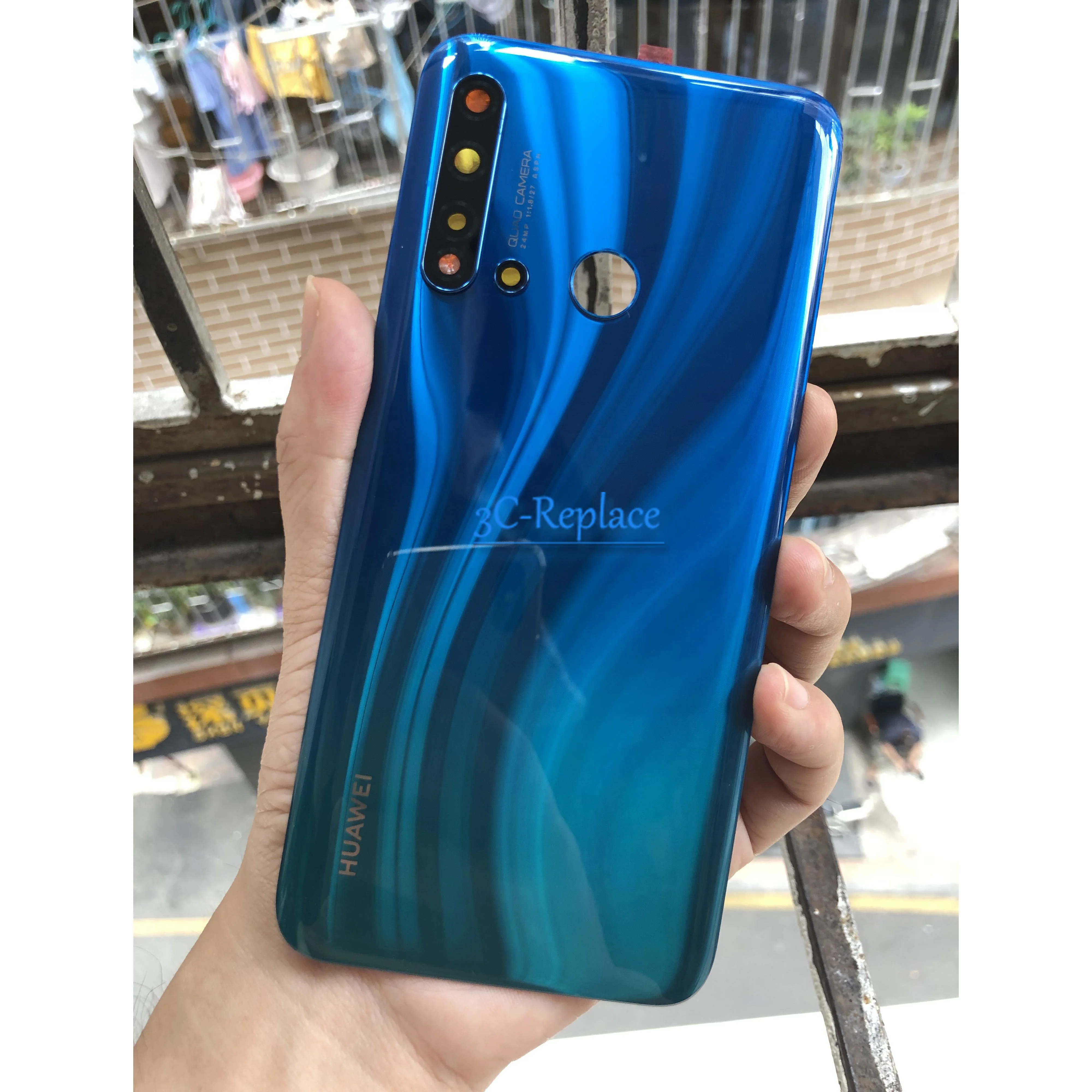 

Original 6.4 For Huawei nova 5i GLK-AL00 GLK-TL00 Back Battery Cover Door Housing case Rear Glass parts For Huawei P20 Lite 2019