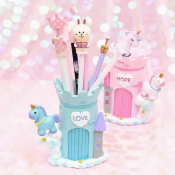 

New Unicorn Pen Vase Pencil Pen Holder Container Stationery Desk Organizer Tidy Container School Office Supplies