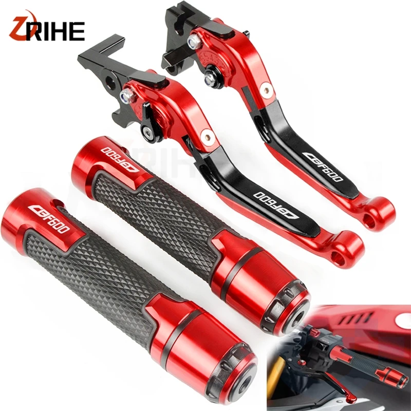 

For HONDA CBF600/SA 2006-2007 CNC Aluminum Motorcycle Accessories Adjustable Foldable Brake Clutch Levers and Handlebar Grips