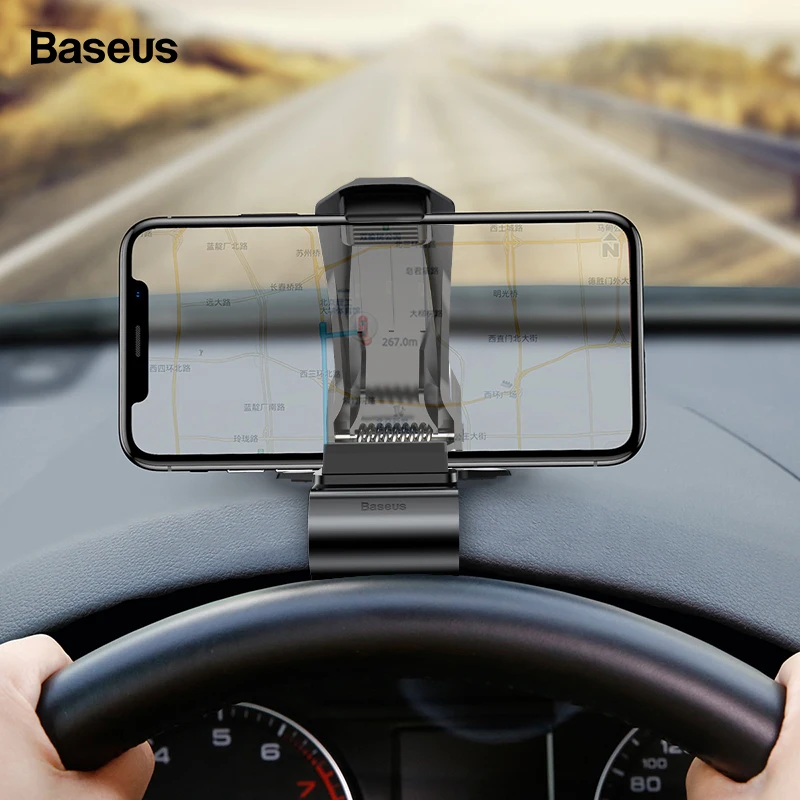  Baseus Dashboard Auto Telefon Halter Für iPhone 11 Pro Samsung Huawei Clip Halterung Auto Halter Ni