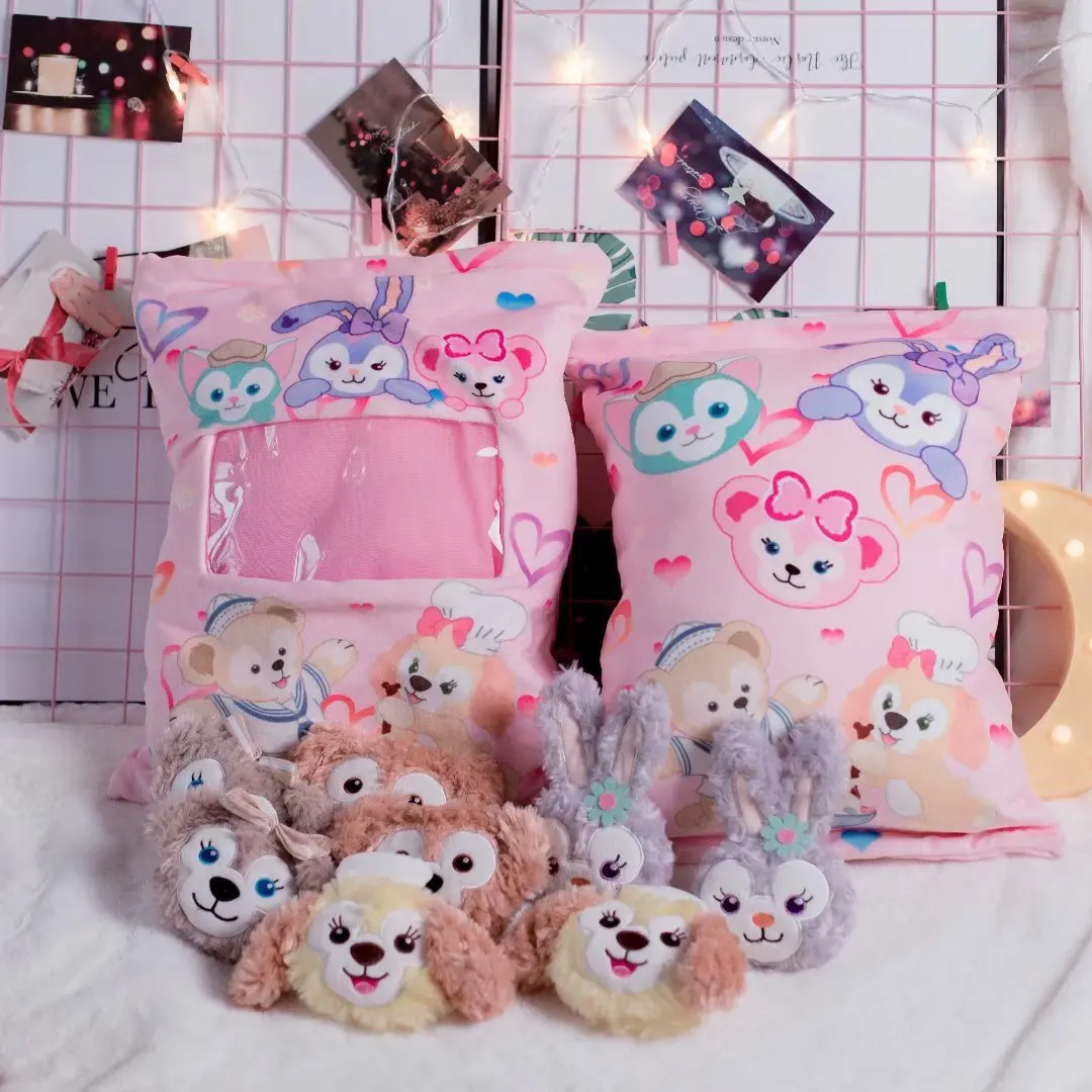 Большой мешок закуски подушки медведи Duffy и shelliemay ba lei tu Детские Женские подарок на день рождения плюшевые игрушки