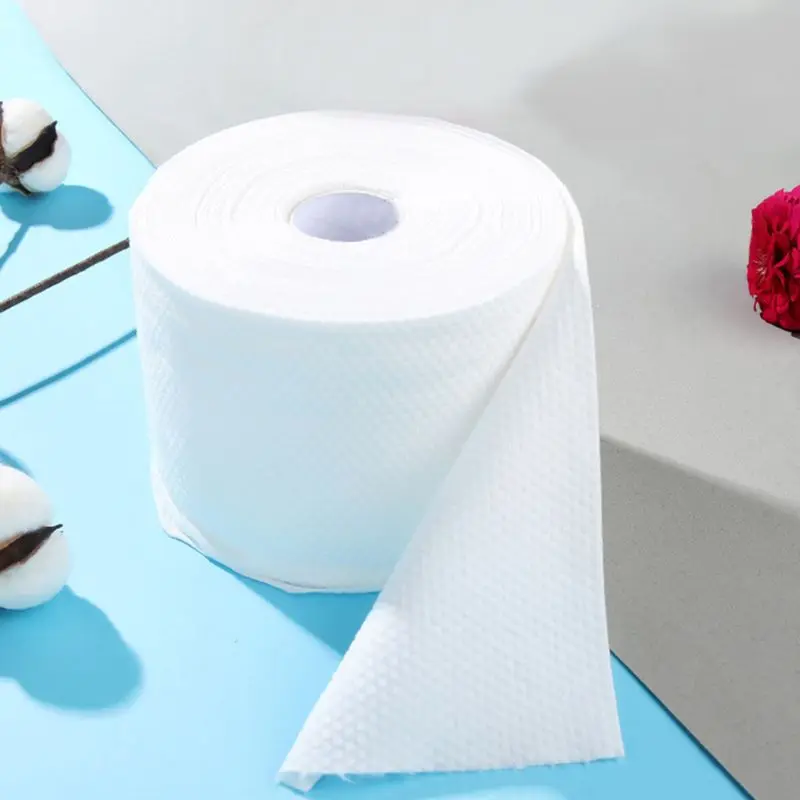 Красота Макияж хлопок одноразовые полотенце для лица салон чистое полотенце для лица s лицевые бумажные салфетки в рулонах#11