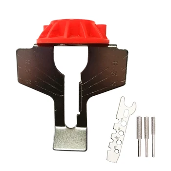 

New Chainsaw Sharpening Attachment Rotary Tool Chain Saw Sharpener Attachment Chainsaw Sharpener Guide Drill Adapter Head Ruler