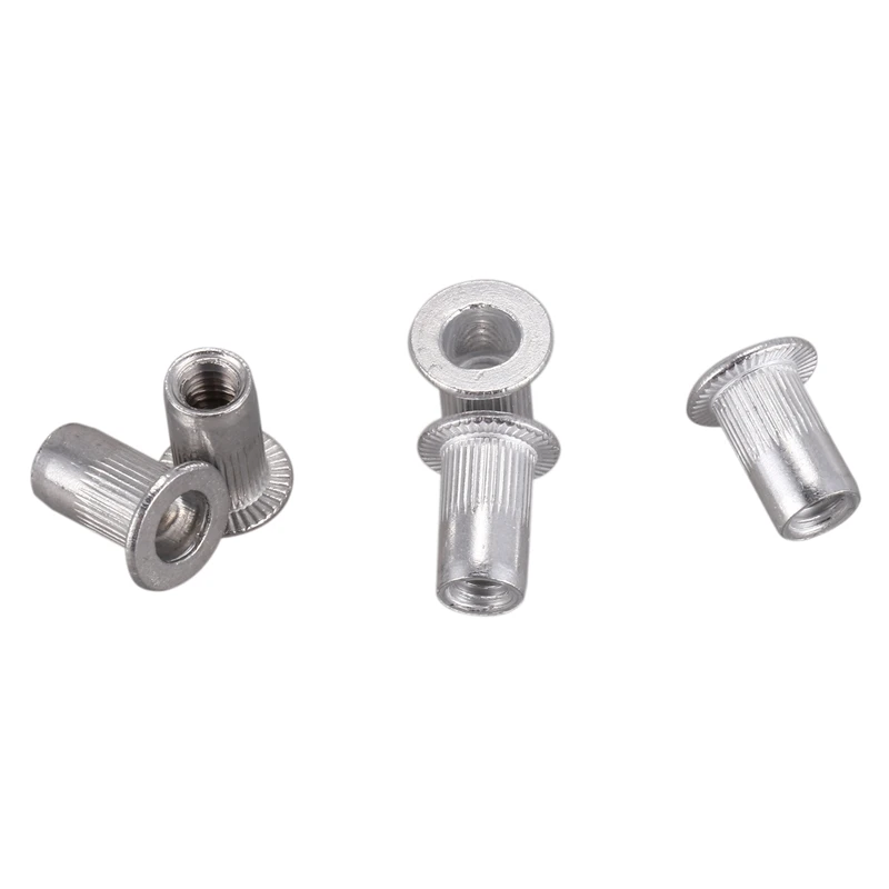 M5X13mm/M4X10mm нержавеющая сталь плоская головка глухая Заклепка гайка вставка Nutsert 100 шт