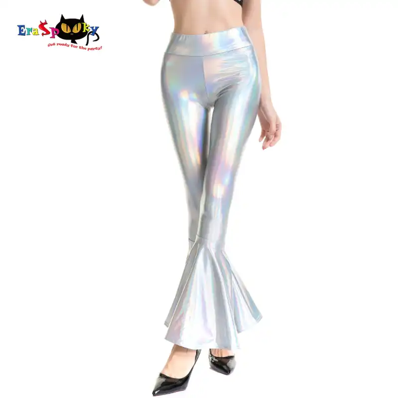 2019 New Sexy 70s Disco Diva Cosplay Halloween Costume Women Red Shiny ...