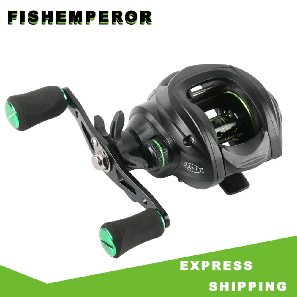 

4+1BB Fishing Reel 5kg Drag Fishing Reel Casting Reel Carp Fishing Wheels Fishing 7.2:1 Speed Ratio Suitable Bait Weight 7-30g